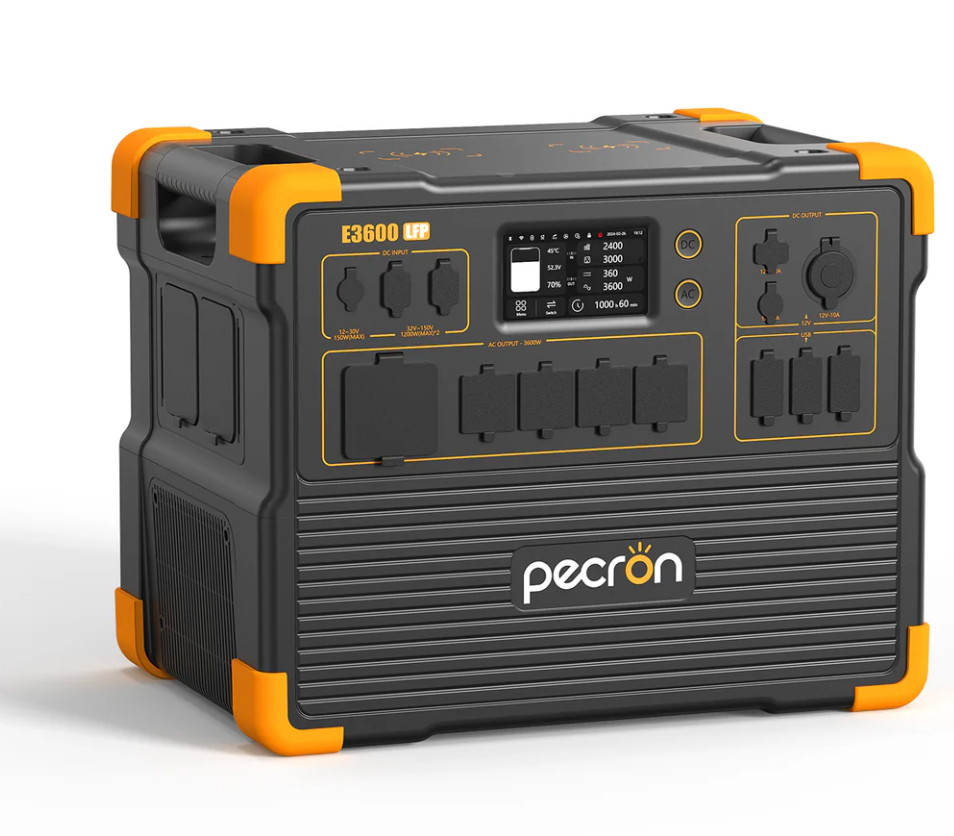 PECRON E3600LFP Portable Power Station 3600W 3072Wh